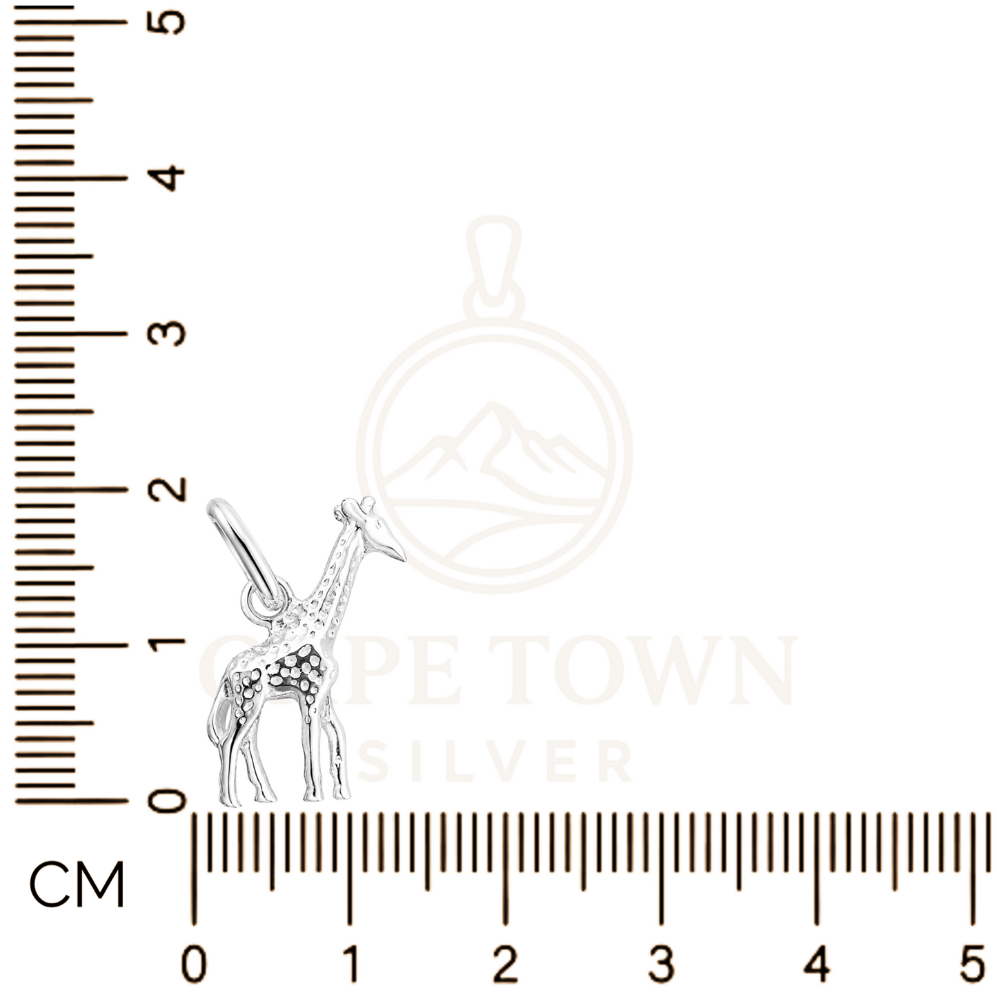 Giraffe Sterling Silver 925 Pendant