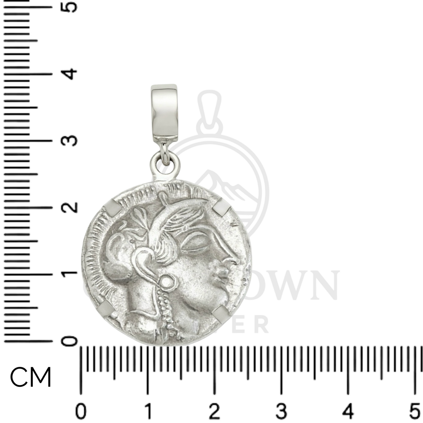 Signature Owl of Athena Coin 925 Sterling Silver