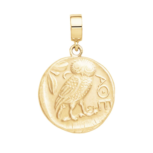 Signature Owl of Athena Coin 9 ct AU