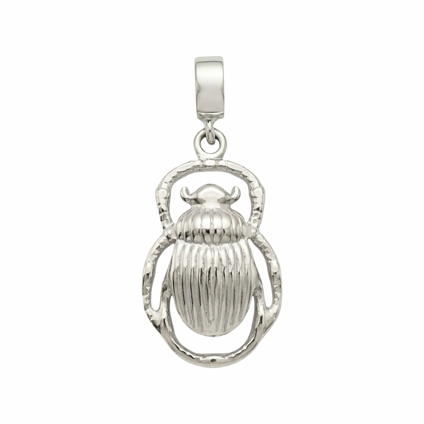 Signature Scarab Beatle 925 Sterling Silver