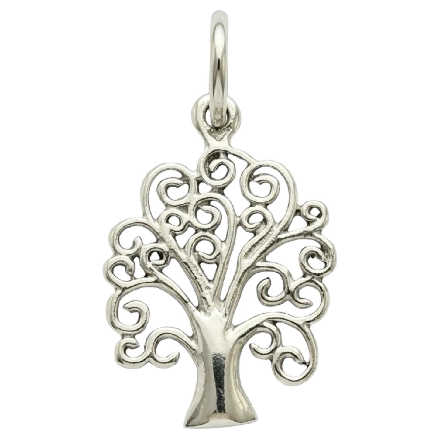 925 Sterling Silver Tree Charm Pendant