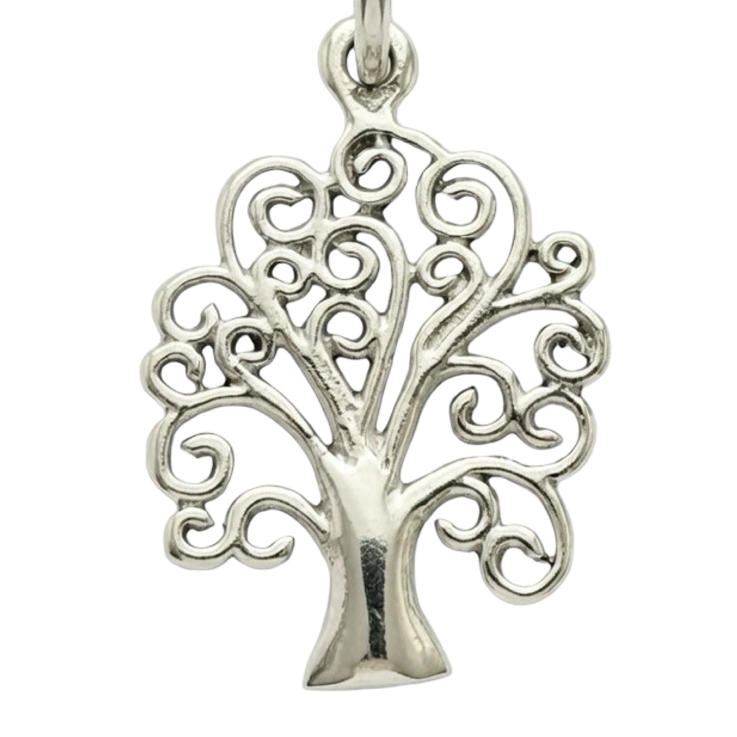 925 Sterling Silver Tree Charm Pendant