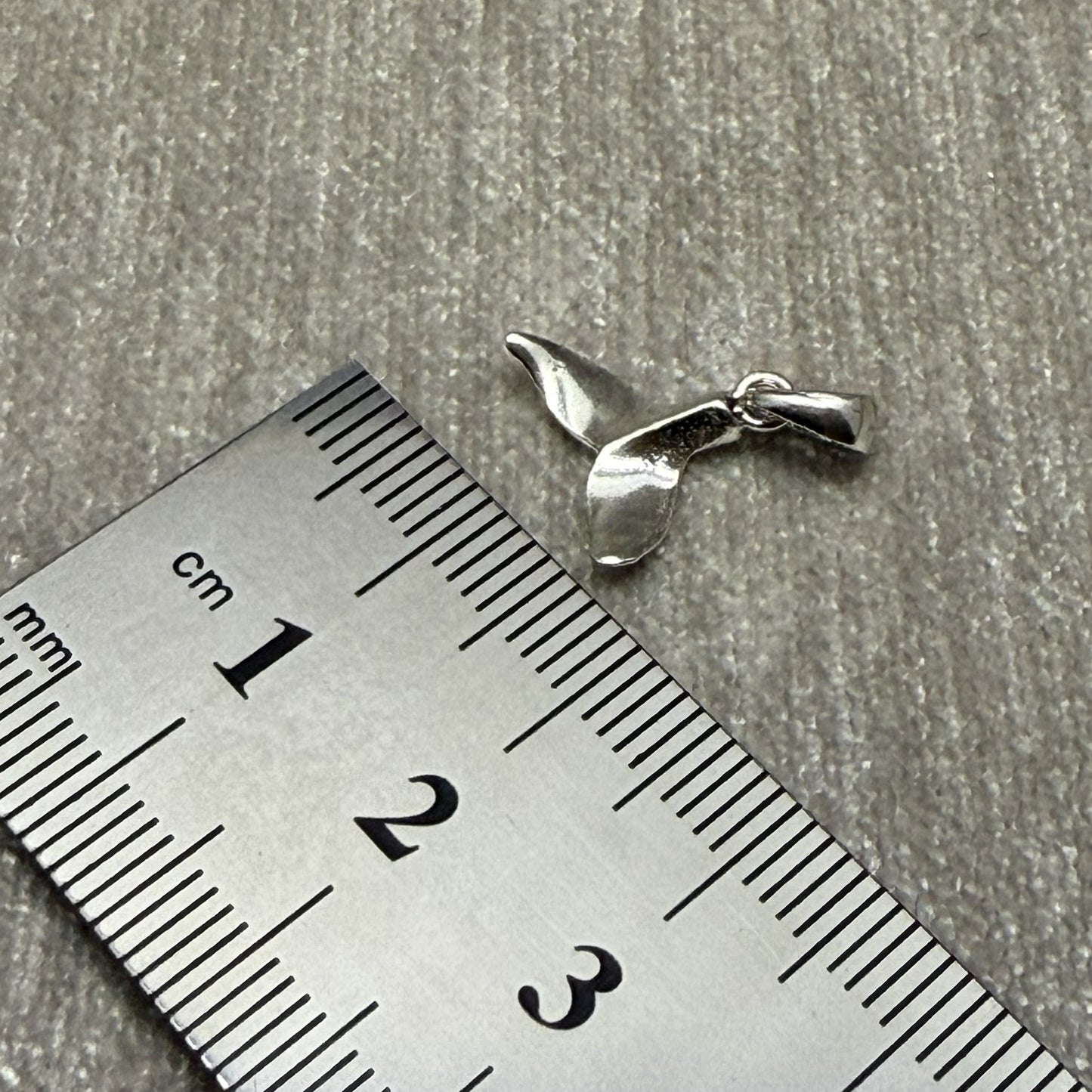 Whale Tail Sterling Silver 925 Pendant