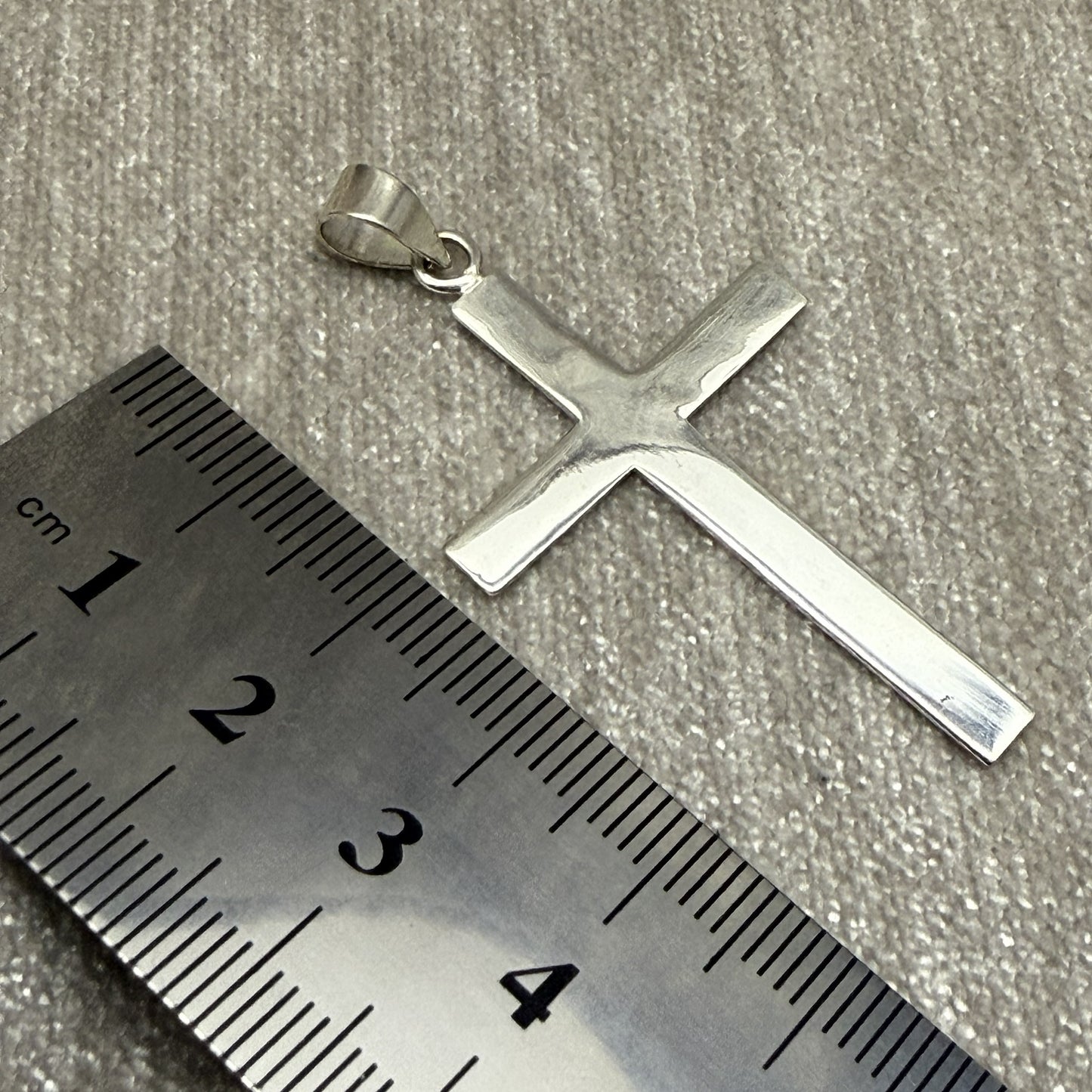 Thin Cross Sterling Silver 925 Pendant