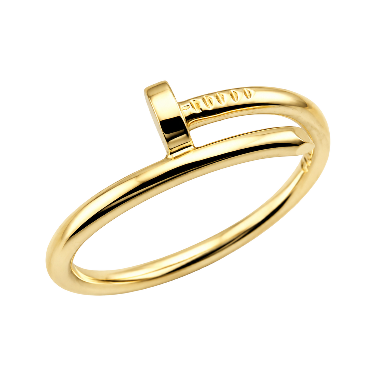 Nail Motif Ring 9ct Gold