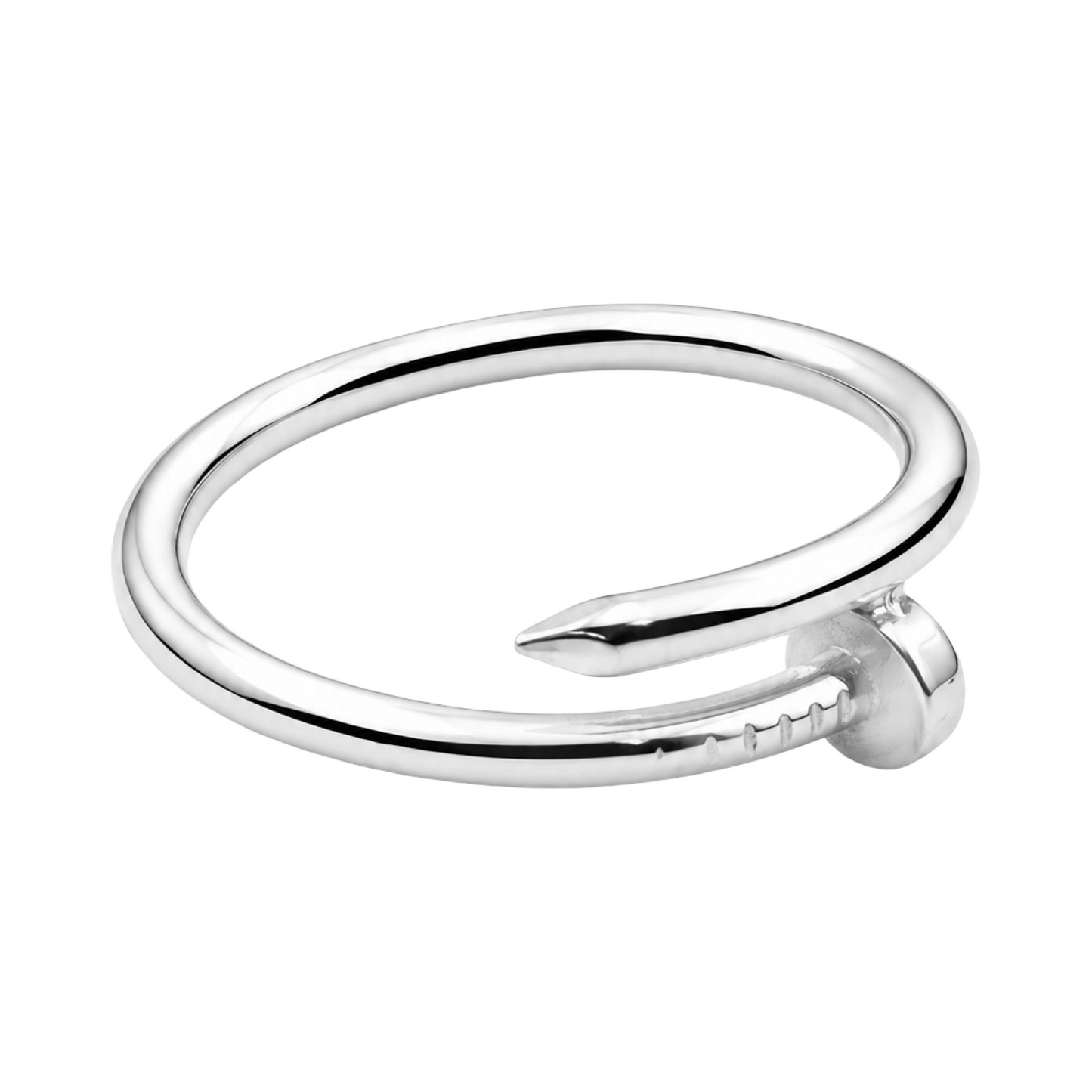 Nail Motif Ring Sterling Silver 925