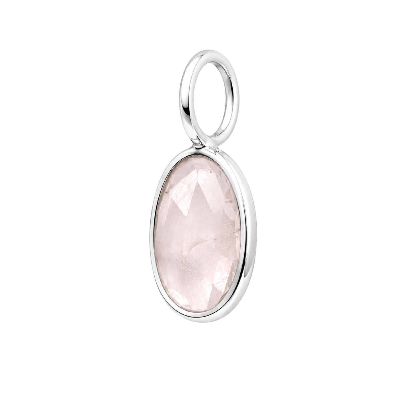 Natural Tourmaline Slice Pendant Sterling Silver 925