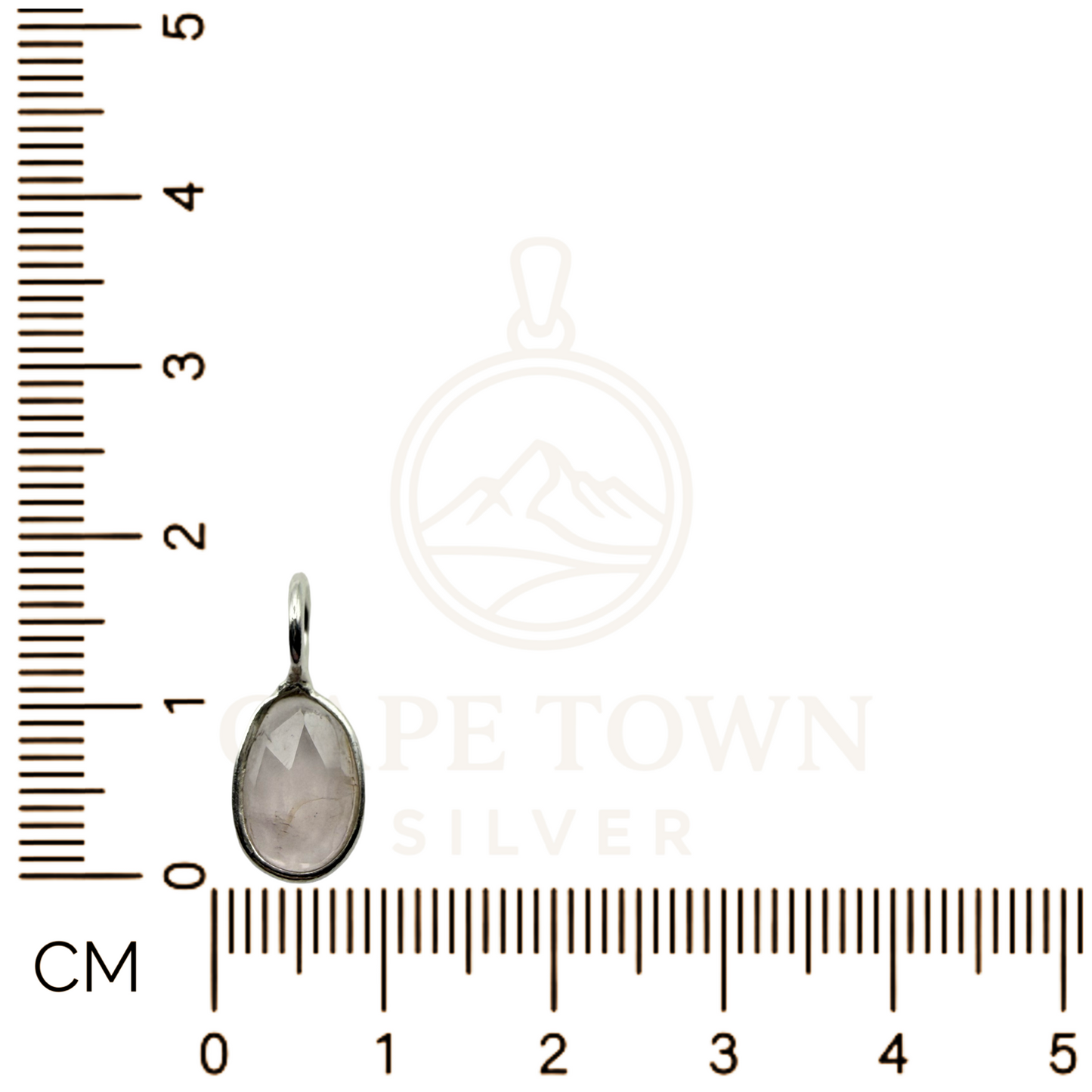 Natural Tourmaline Slice Pendant Sterling Silver 925