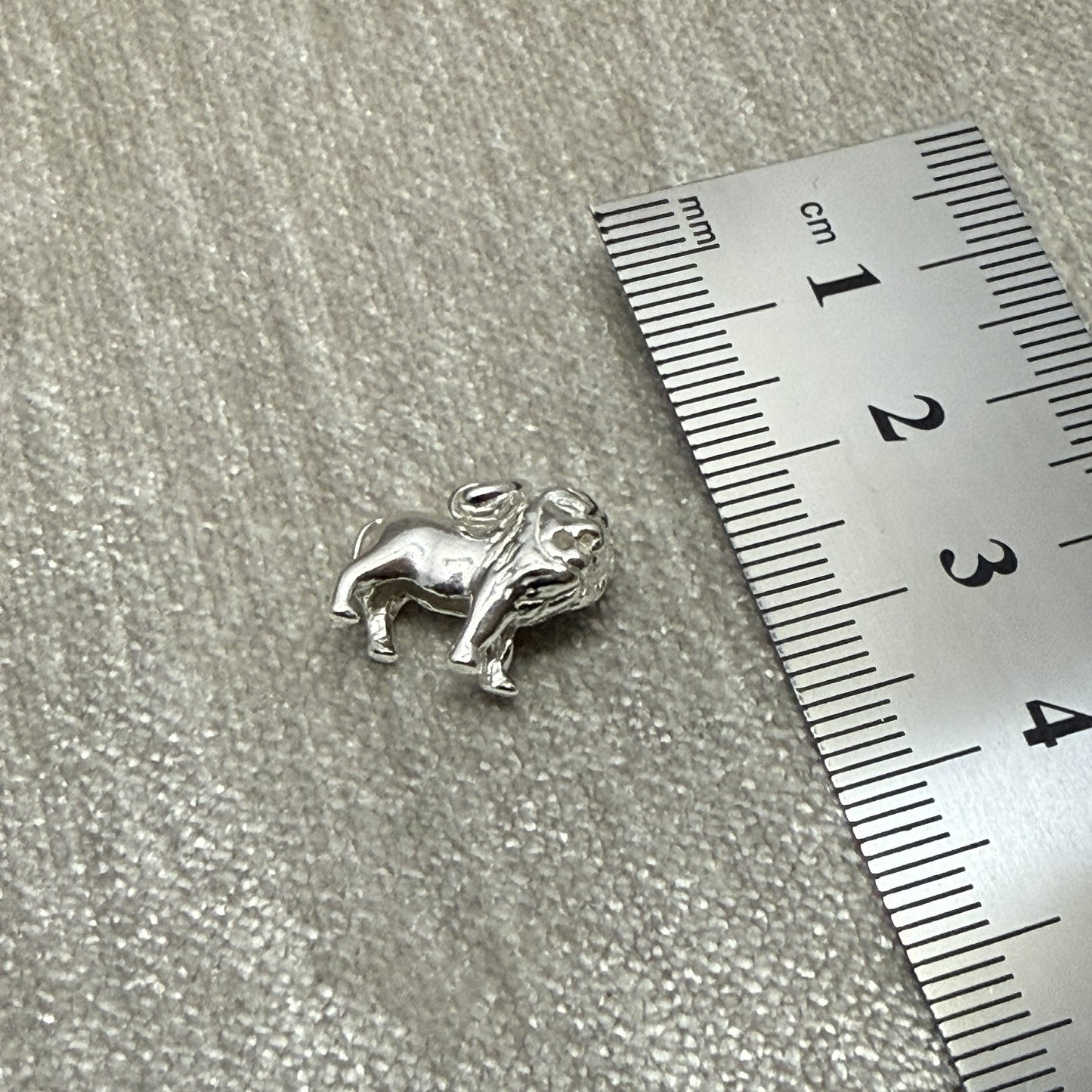 3D Lion Sterling Silver 925 Pendant