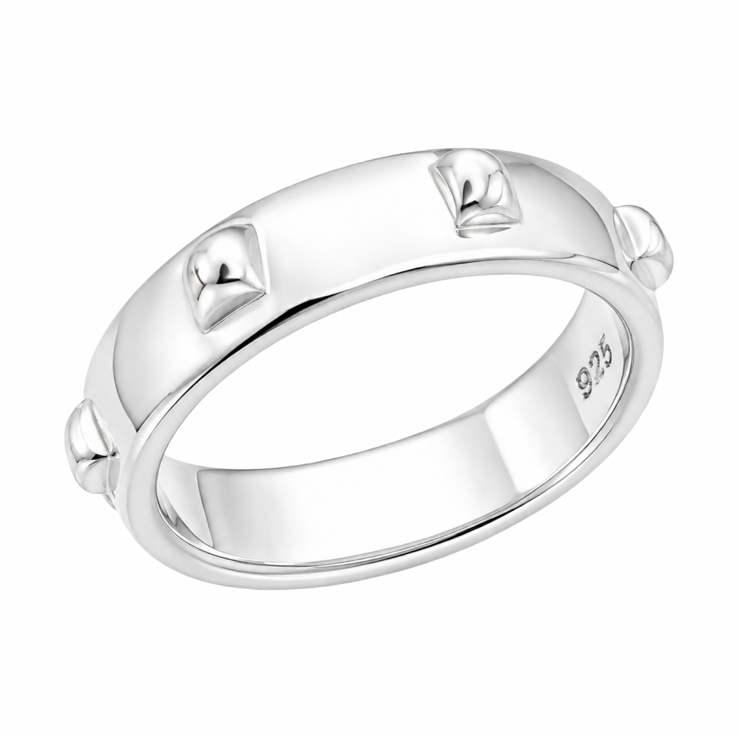 Ancient Greek Plain Band Sterling Silver 925 Ring