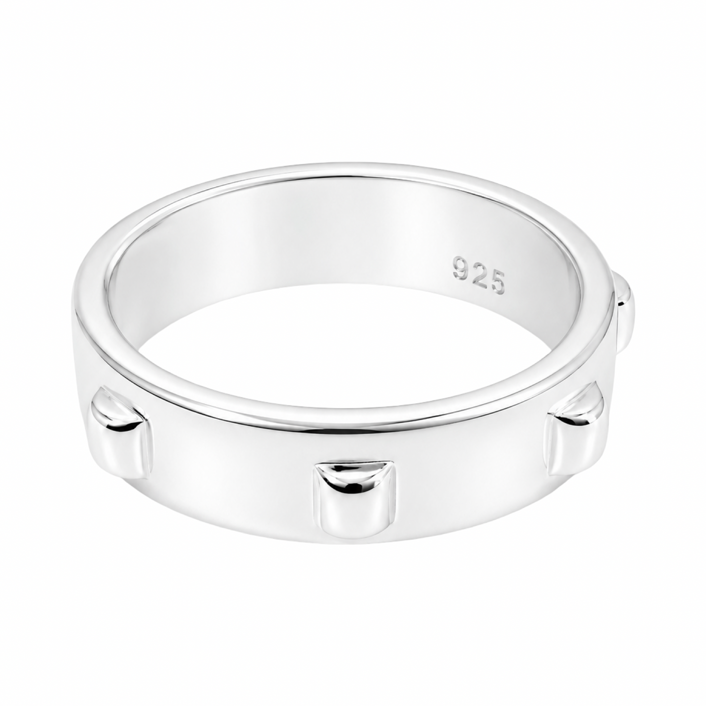 Ancient Greek Plain Band Sterling Silver 925 Ring