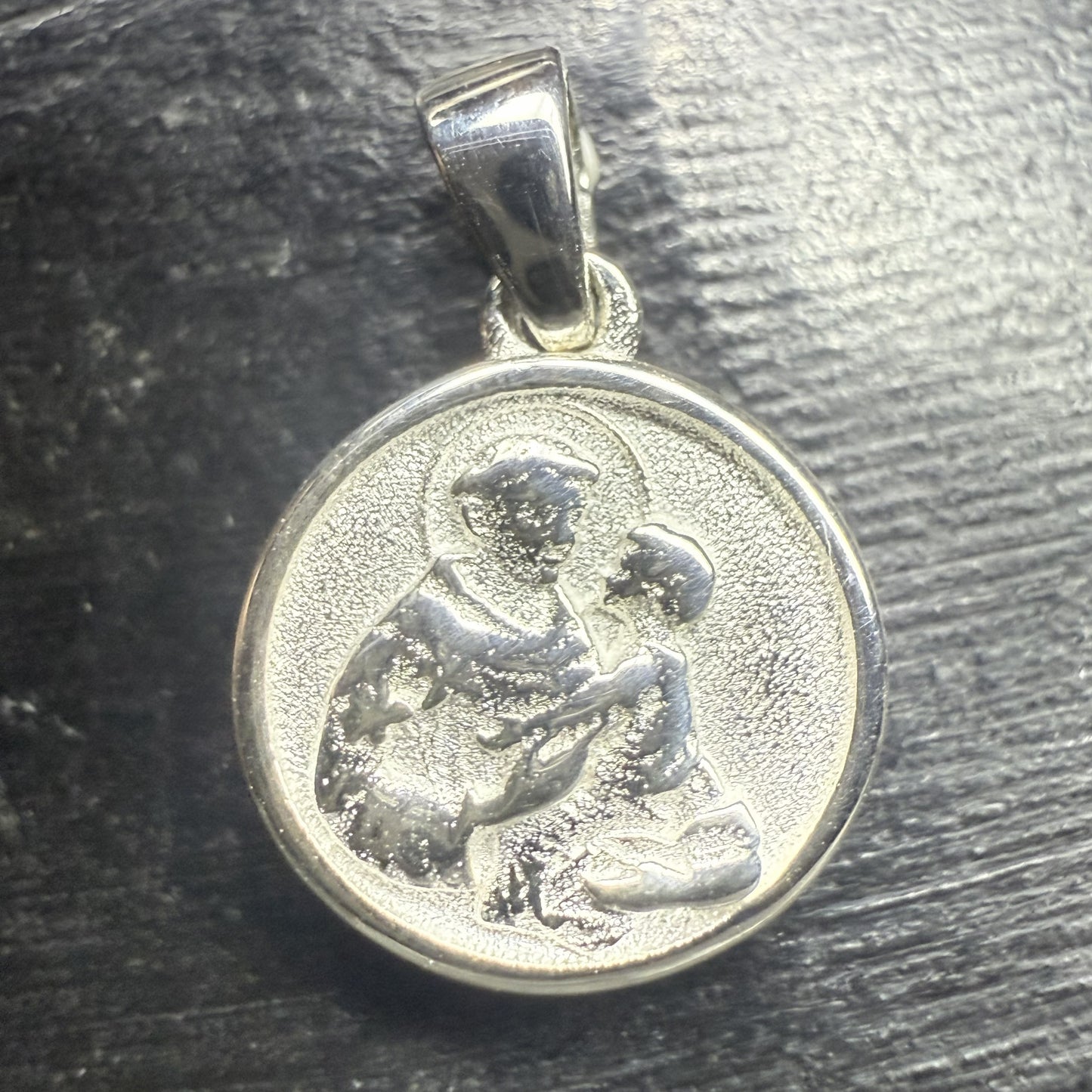St Anthony Sterling Silver 925 Pendant
