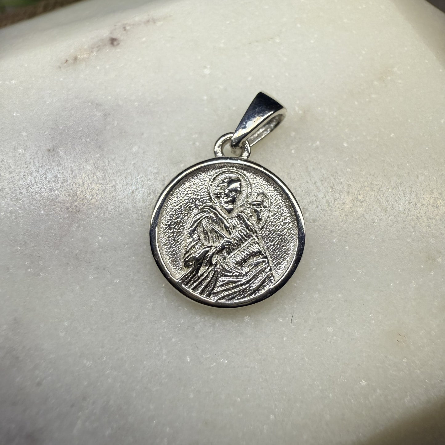 St Luke Sterling Silver 925 Pendant