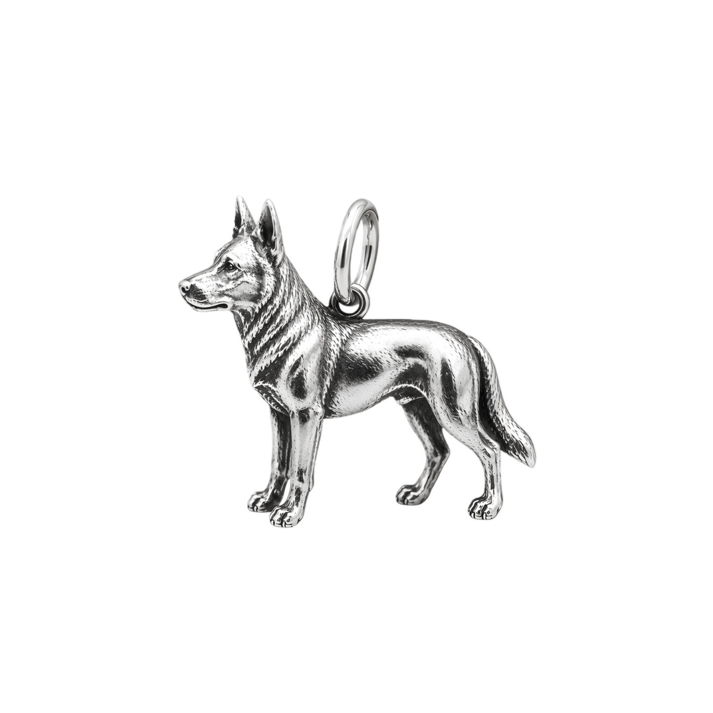 German Shepherd Charm Pendant