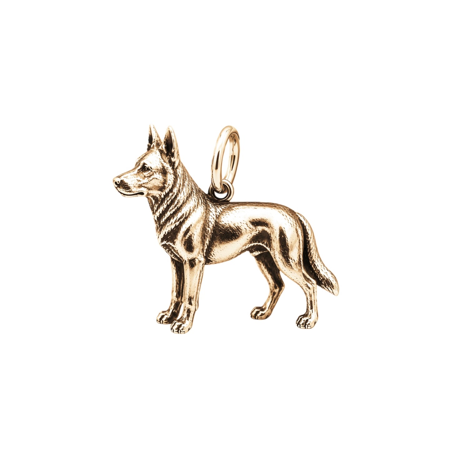 German Shepherd Charm Pendant
