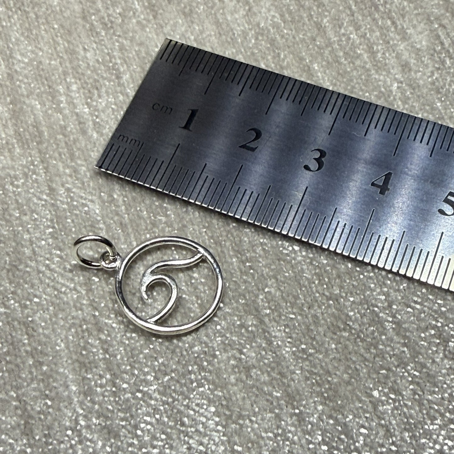 Wave Sterling Silver 925 Pendant