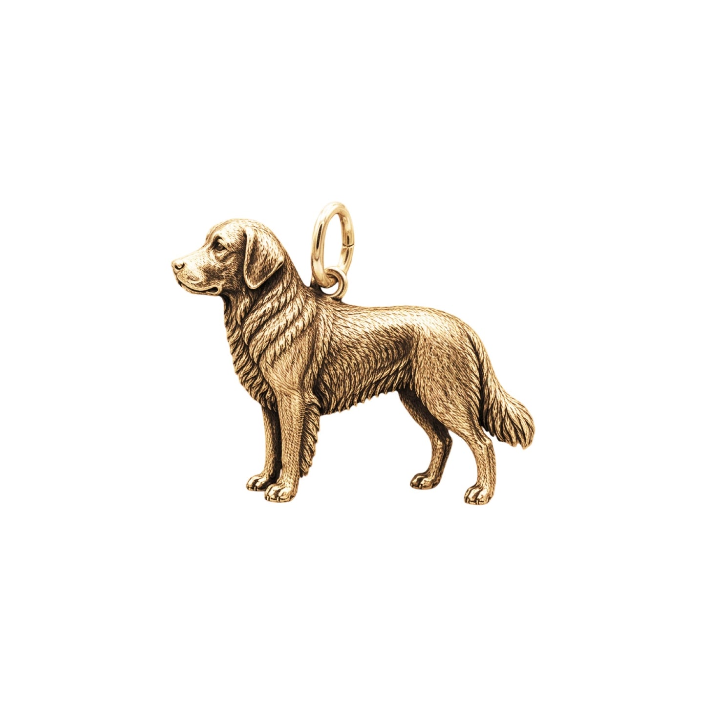 Golden Retriever Charm Pendant