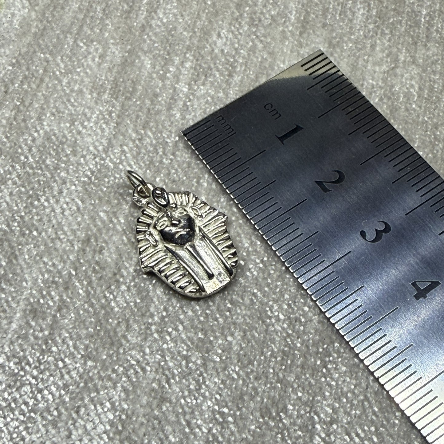 Pharaoh Head Sterling Silver 925 Pendant