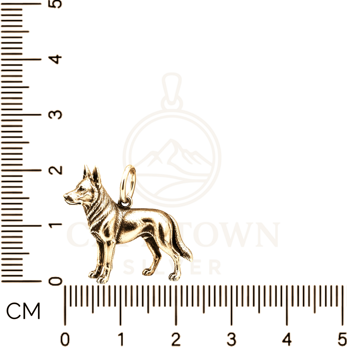 German Shepherd Charm Pendant