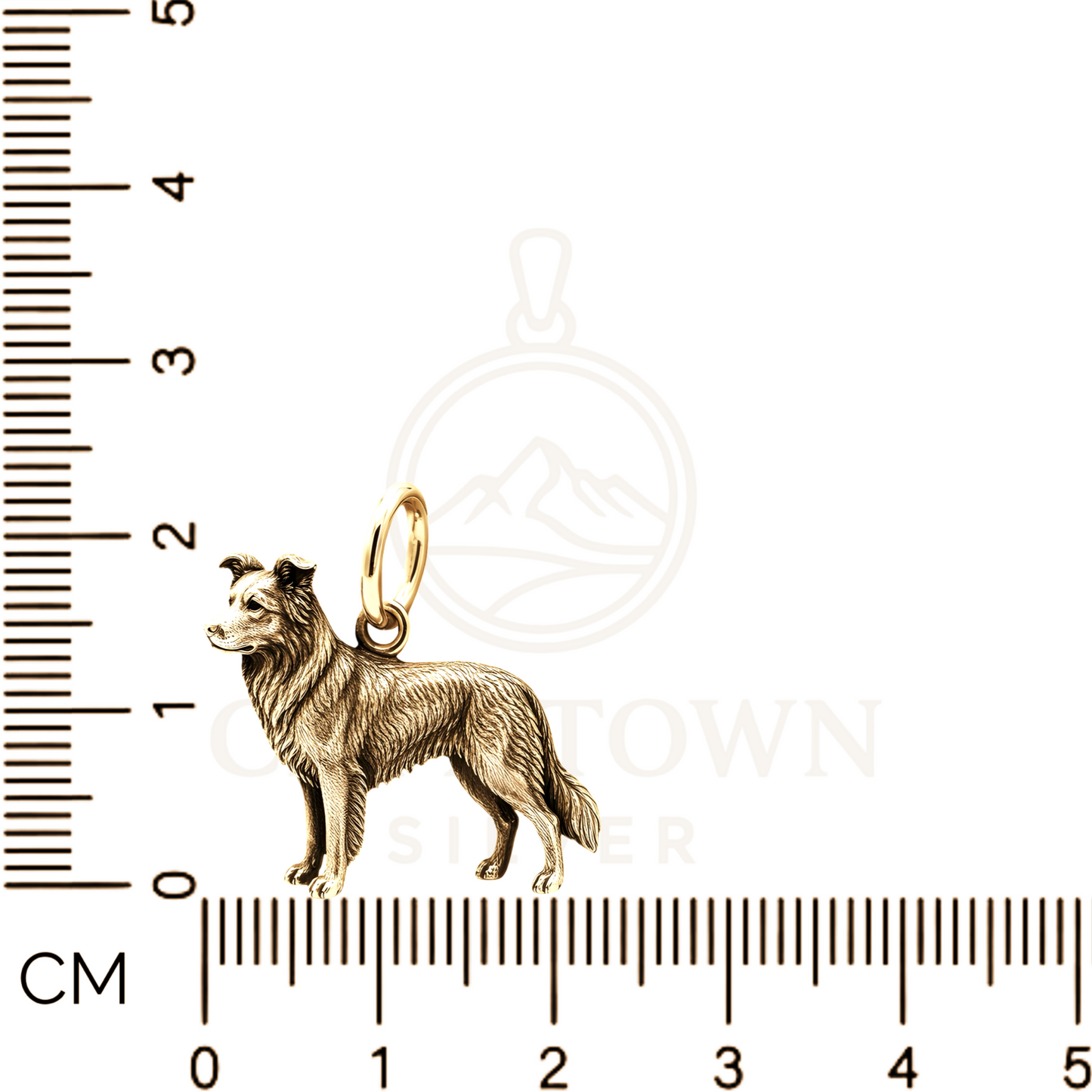 Border Collie Charm Pendant