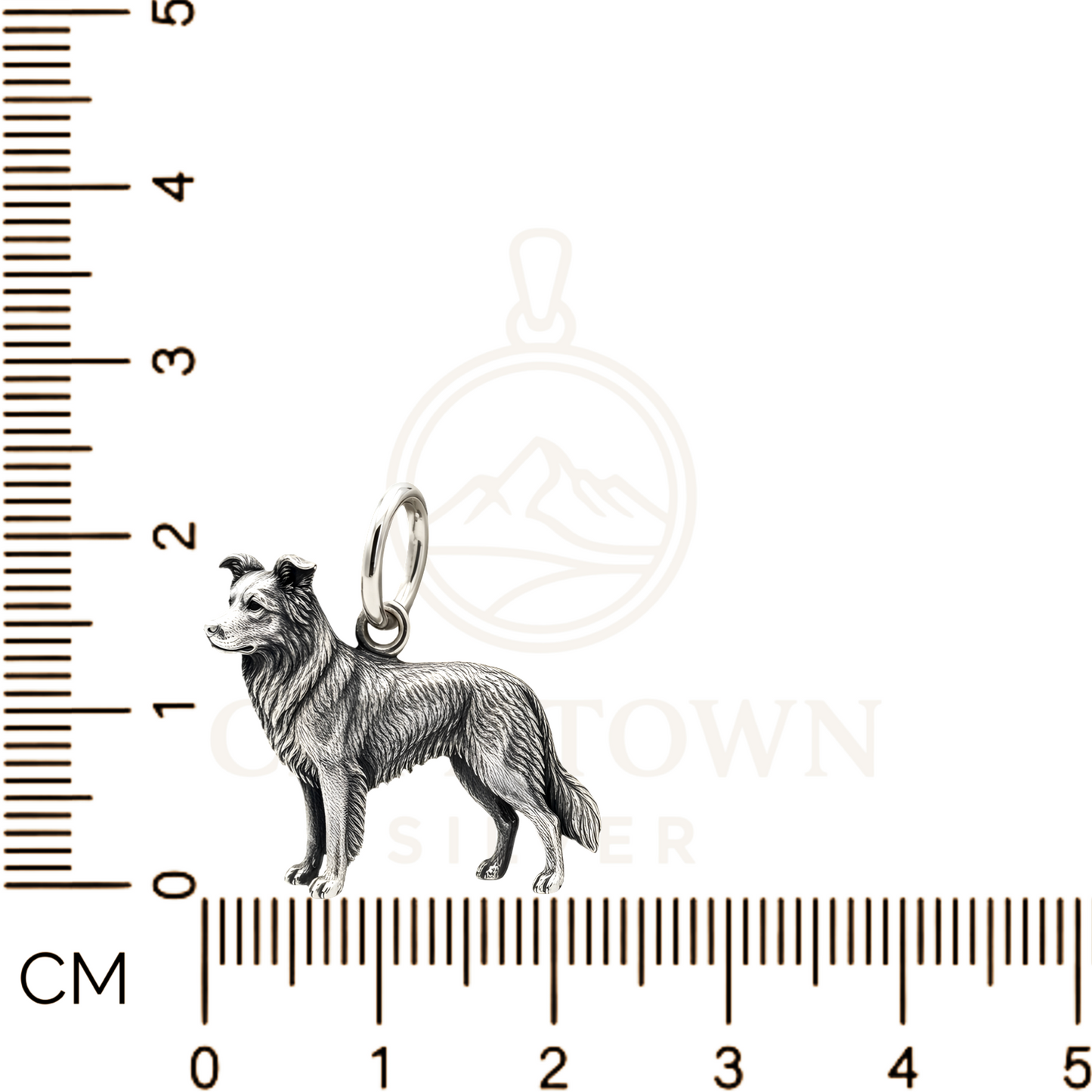 Border Collie Charm Pendant