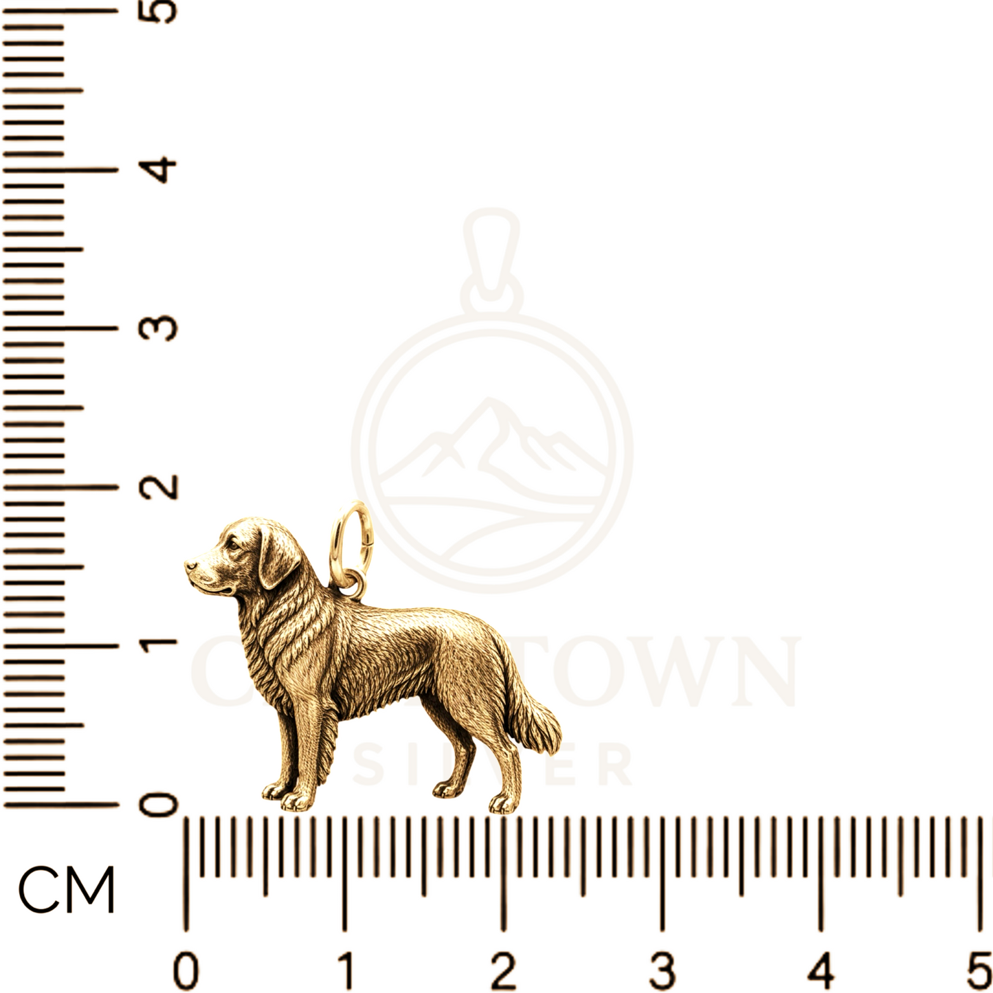 Golden Retriever Charm Pendant