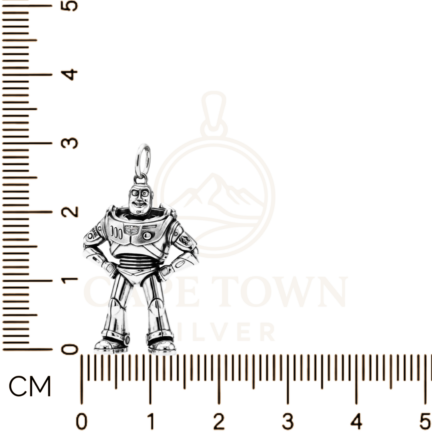 Buzz Lightyear Toy Story Pendant Sterling Silver 925
