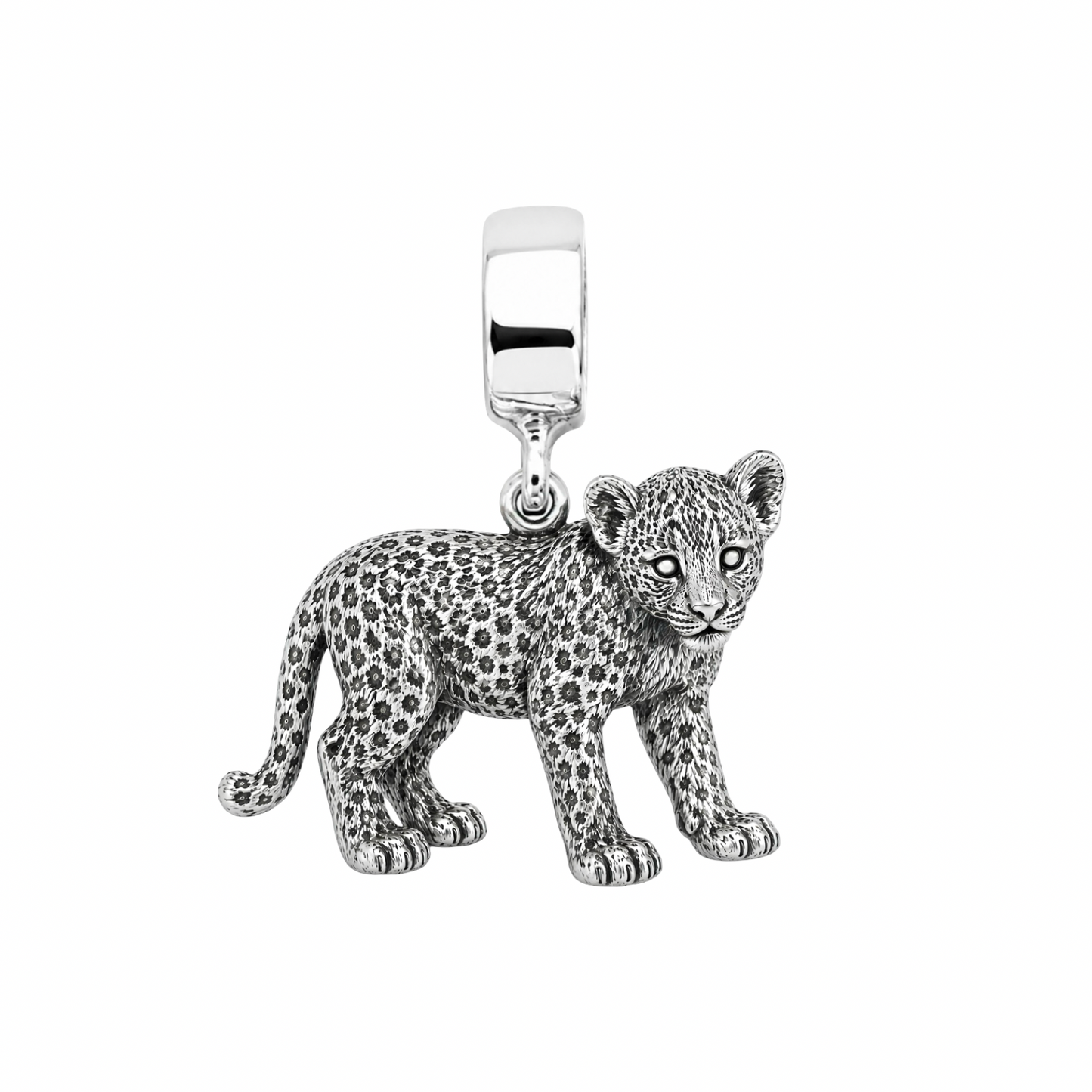Handcrafted Leopard Cub Pendant