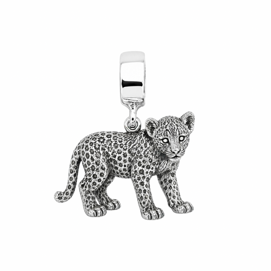 Handcrafted Leopard Cub Pendant
