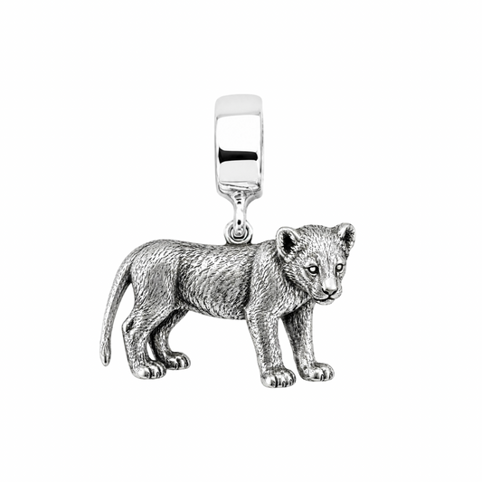 Handcrafted Lion Cub Pendant