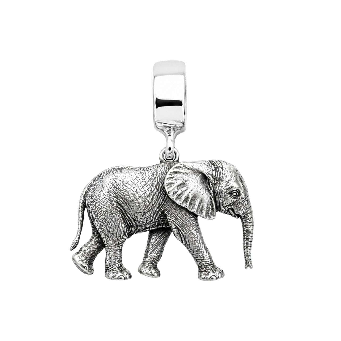 Handcrafted Elephant Calf Pendant