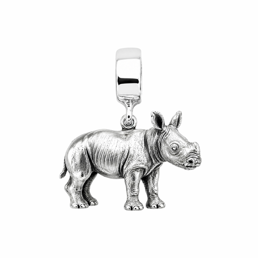 Handcrafted Rhino Calf Pendant