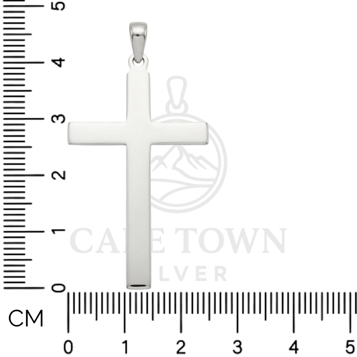 Classic Solid Cross Pendant Sterling Silver 925