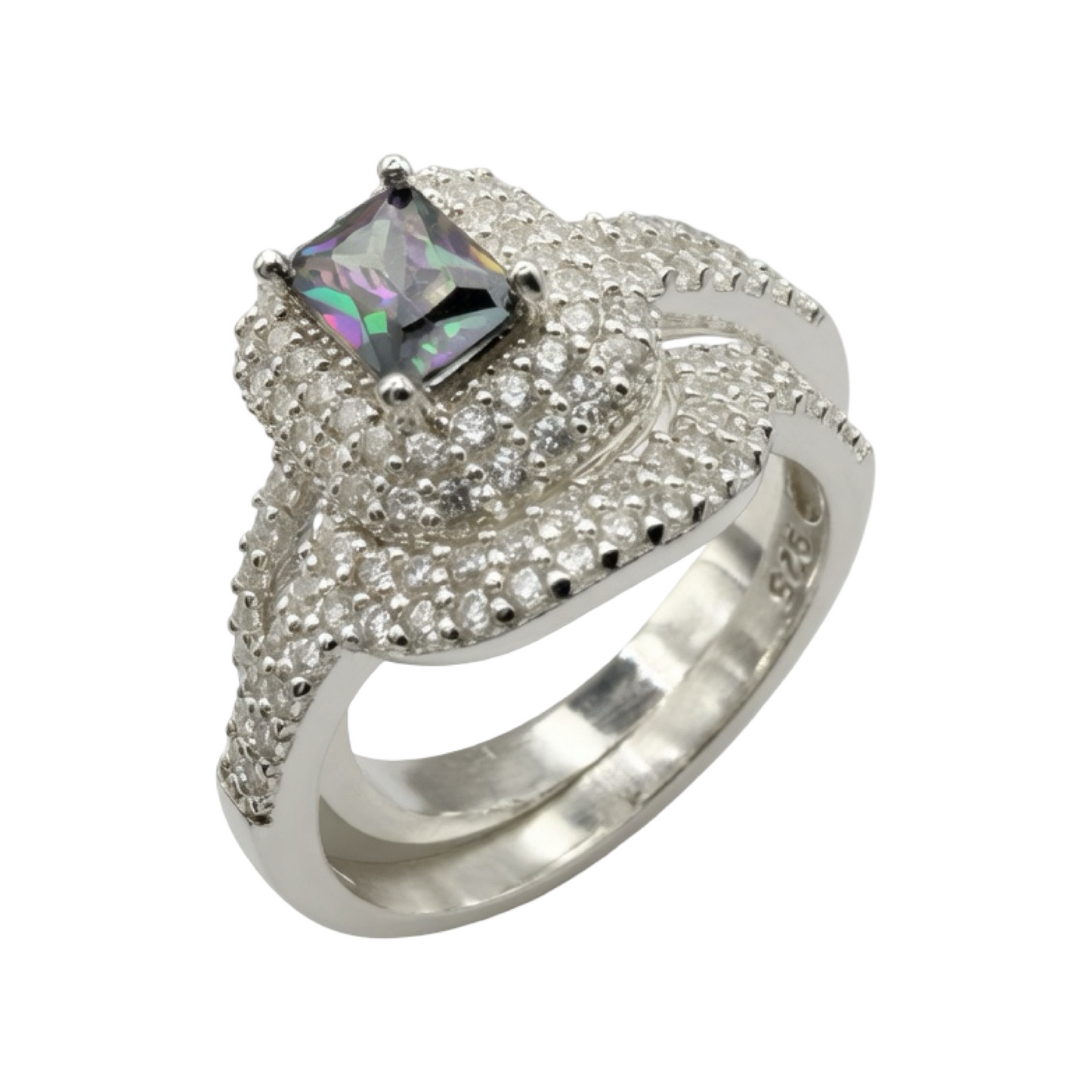 MOD Wedding Set Ring Sterling Silver 925