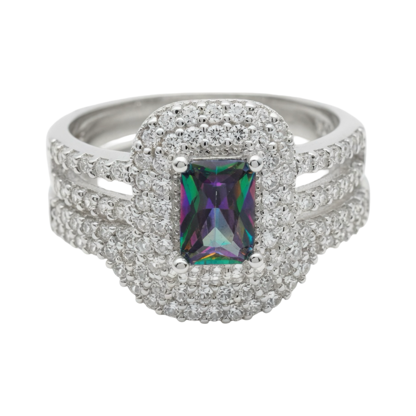 MOD Wedding Set Ring Sterling Silver 925