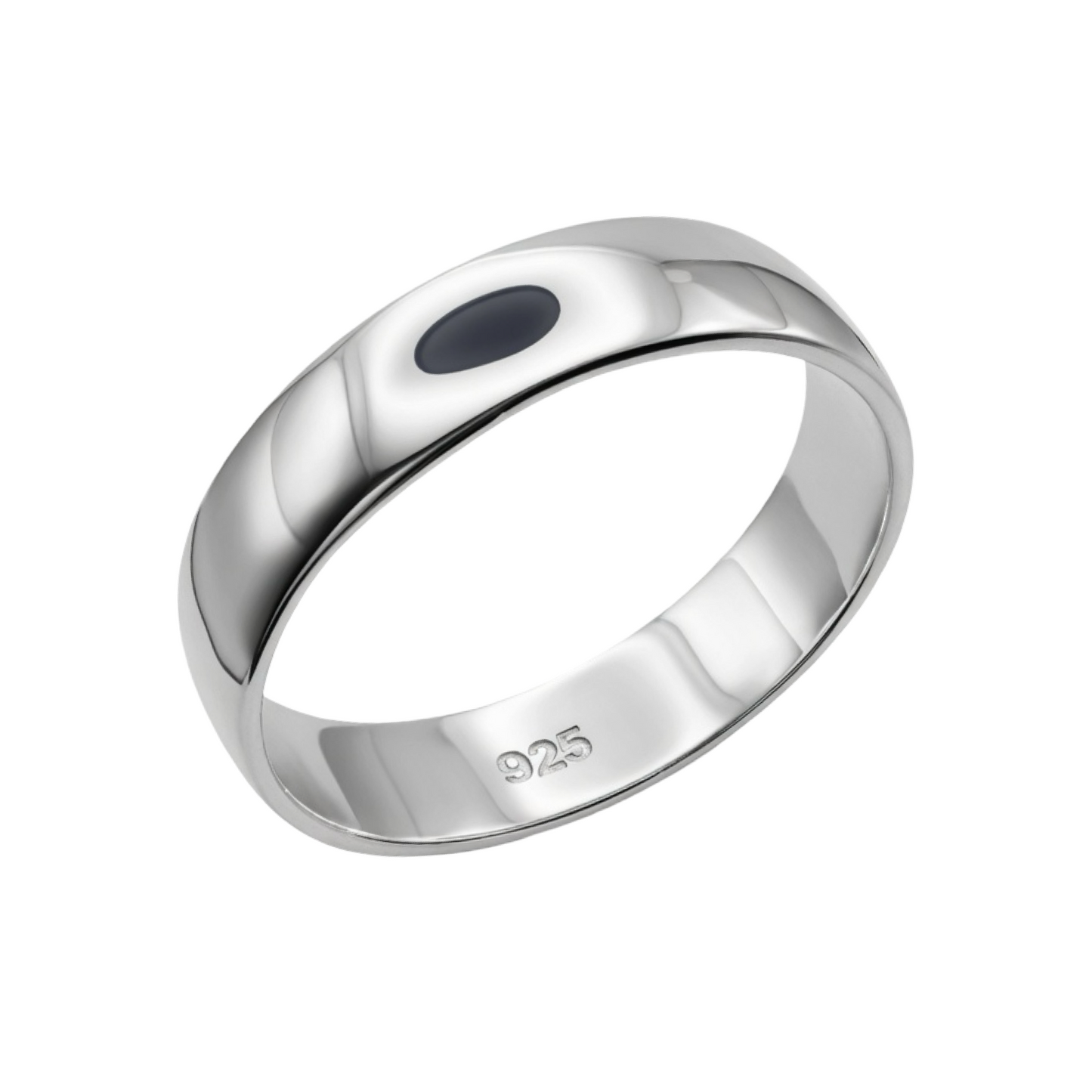 5mm Comfort Plain Band Sterling Silver 925