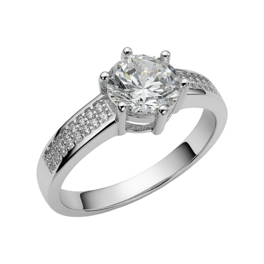 C/Z Ring Sterling Silver 925