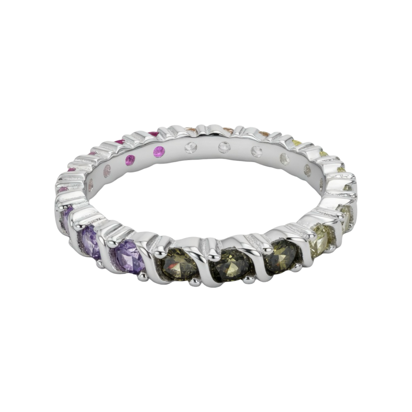 Eternal Multi-colour Ring Sterling Silver 925
