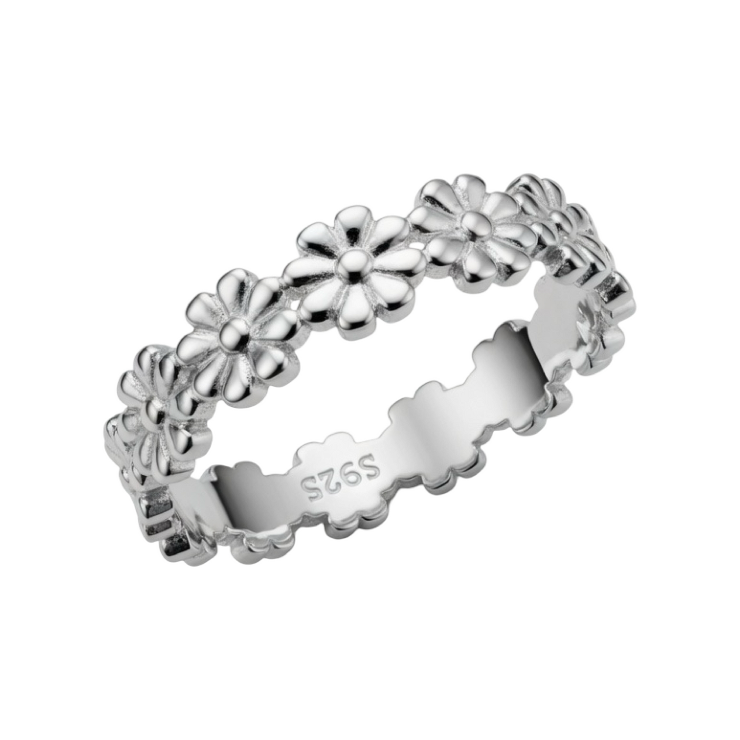 Eternal Flower Ring Sterling Silver 925