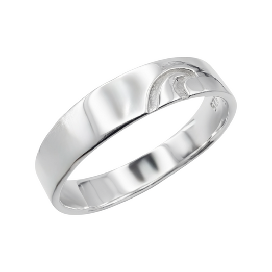 925 Sterling Silver Men's Surfer Ring