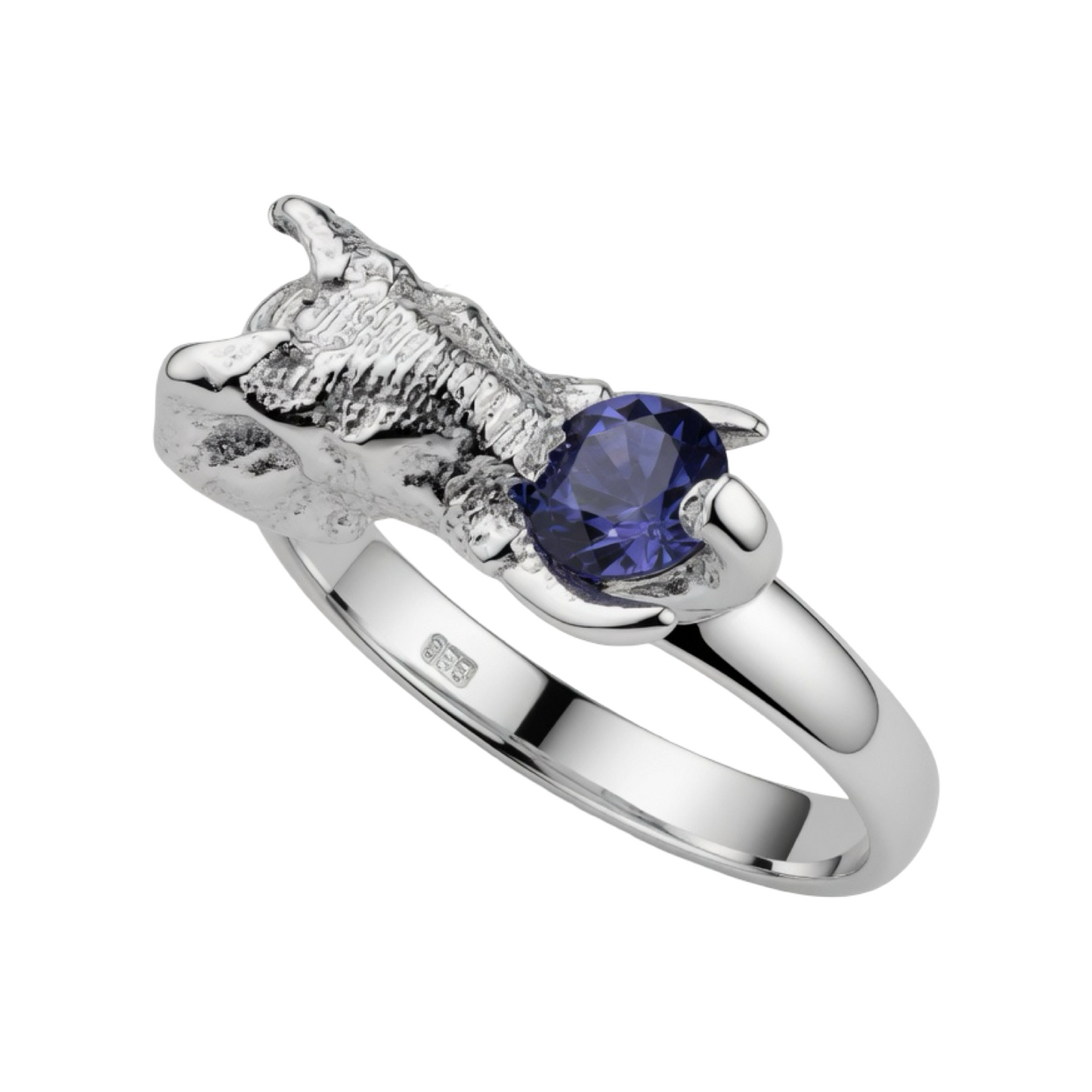 Tanzanite Elephant Ring Sterling Silver 925