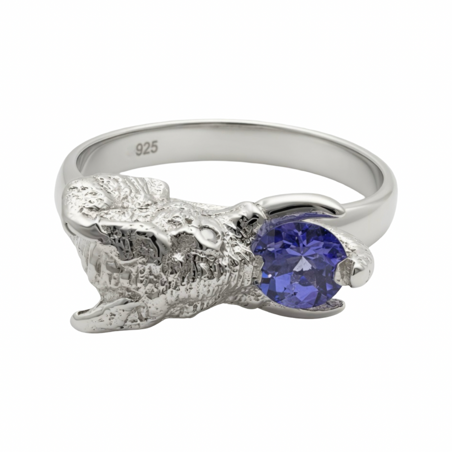 Tanzanite Elephant Ring Sterling Silver 925