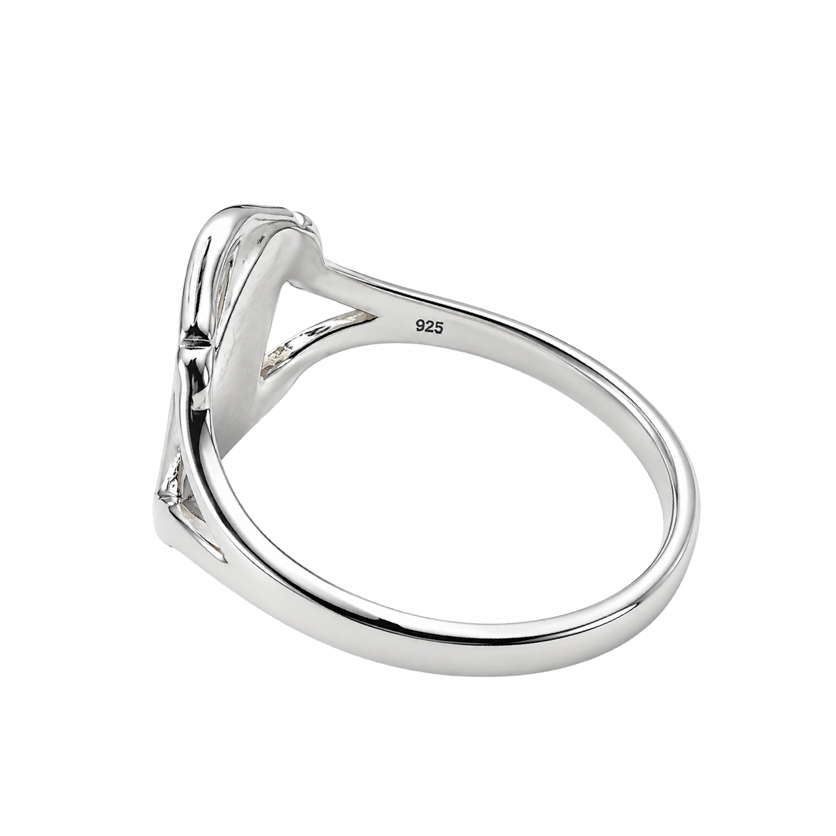 Vintage Style Signet Ring Sterling Silver 925