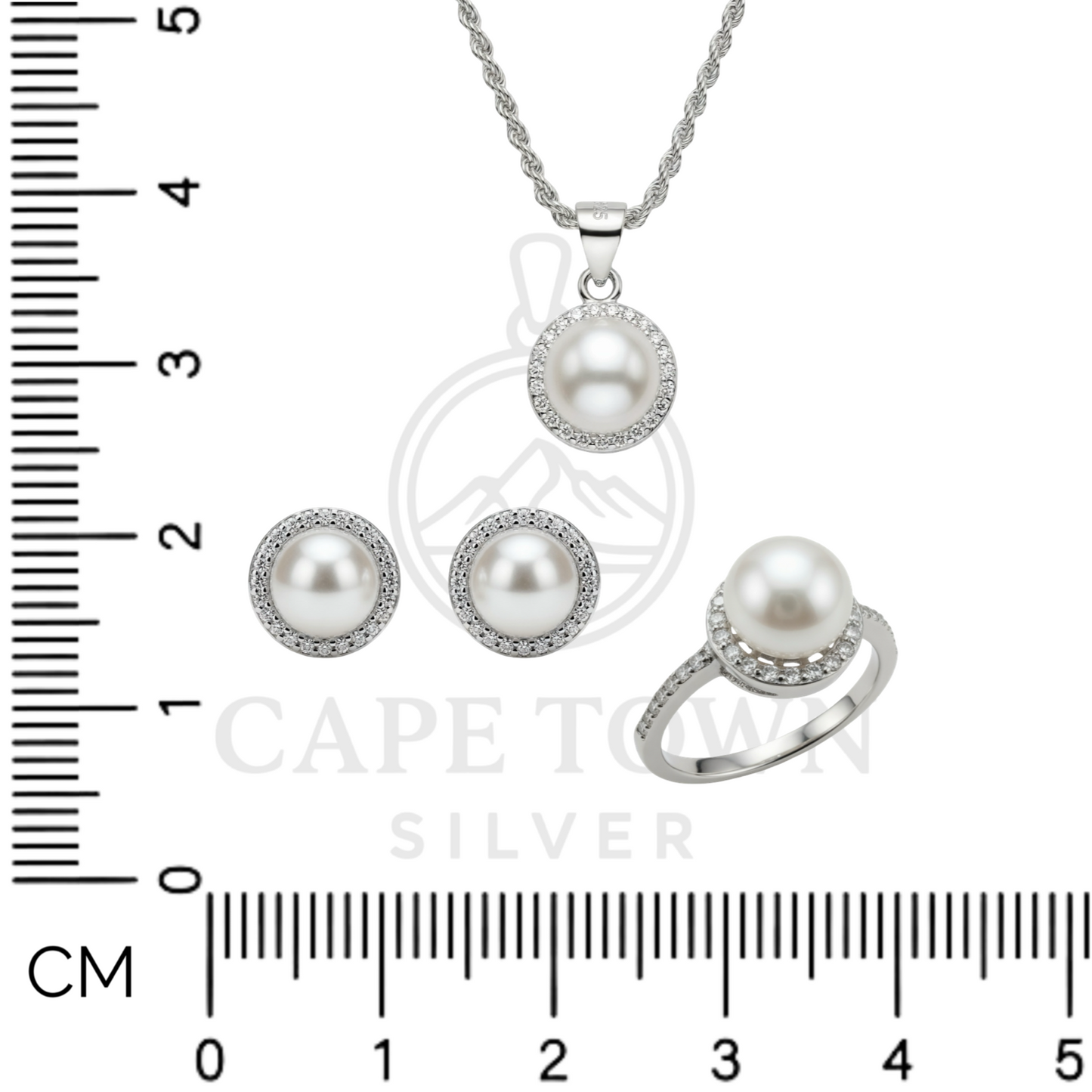 Pearl Set Sterling Silver 925