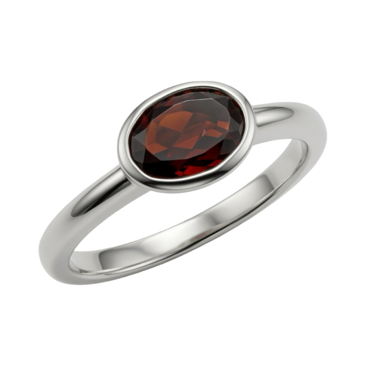Garnet Gemstone and Solid Sterling Silver 925 set