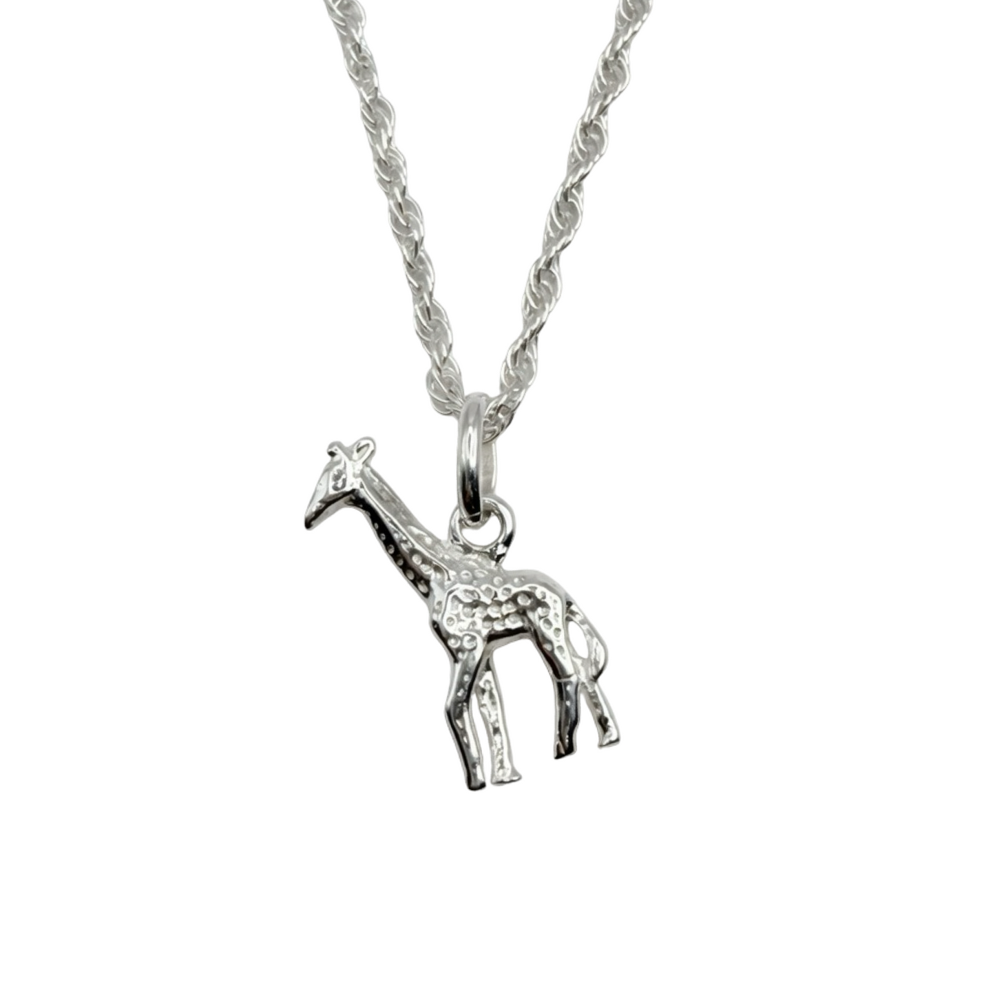 Giraffe Necklace Thin Rope 44cm