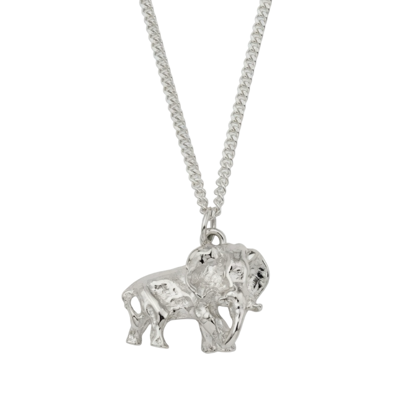Elephant 70cm Necklace Sterling Silver 925