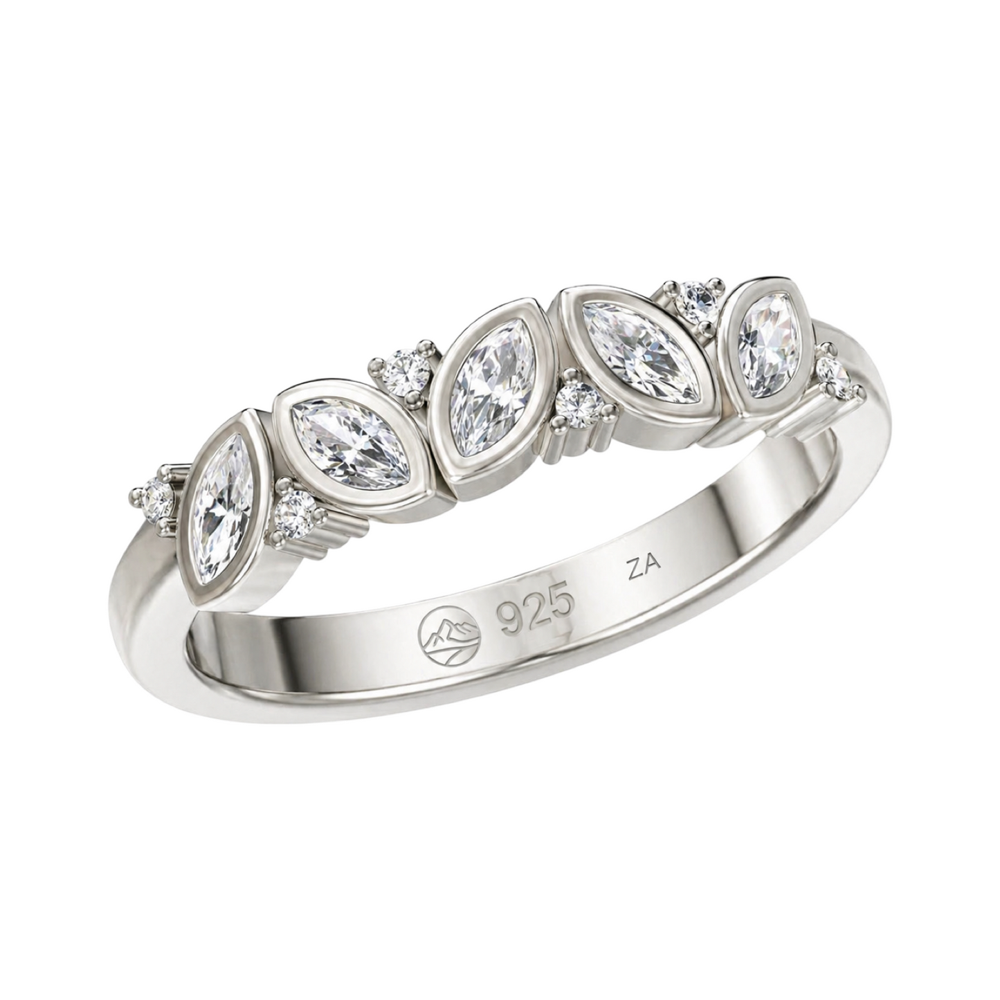 Marquise Rhythm Band Ring