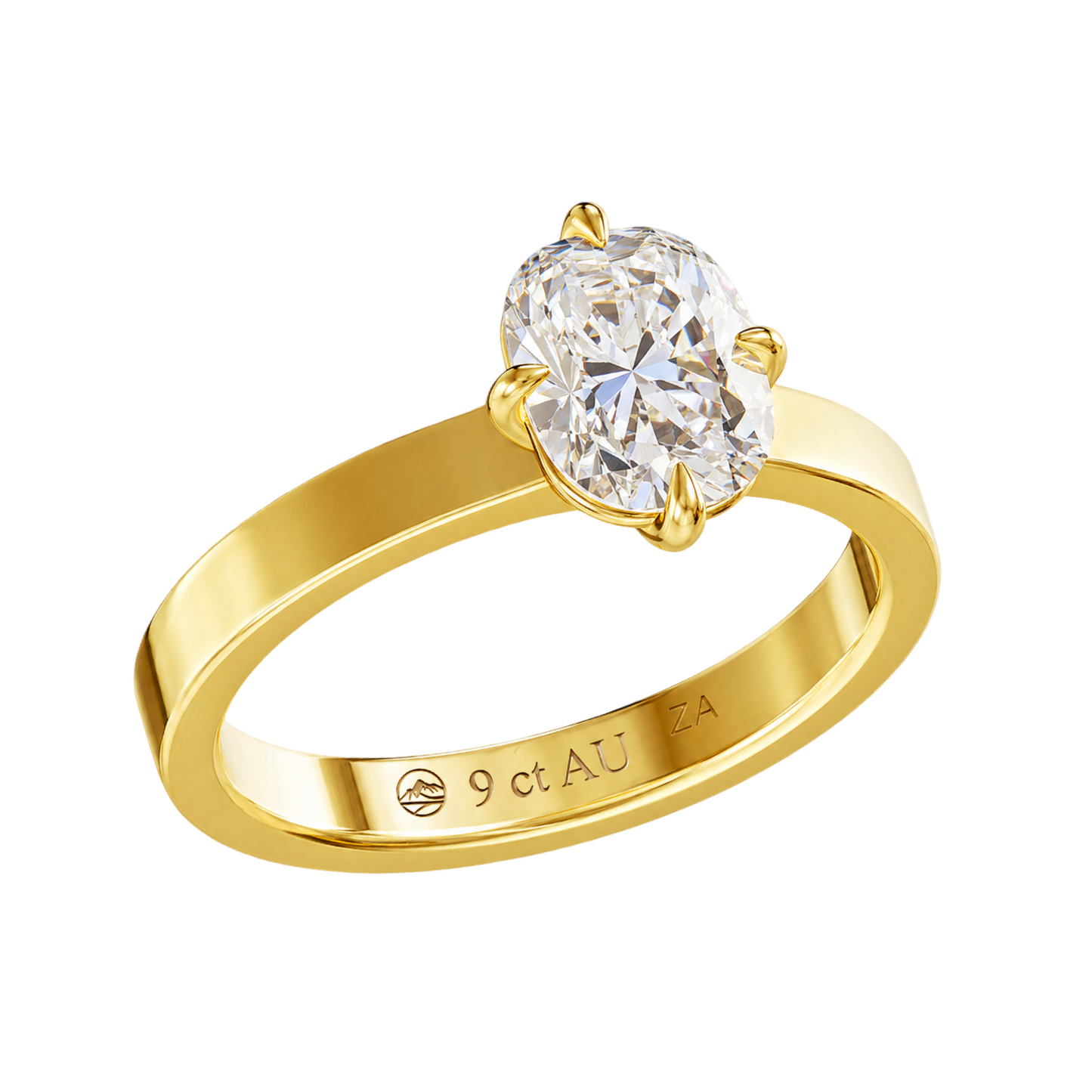 Calla-Cushion Ring