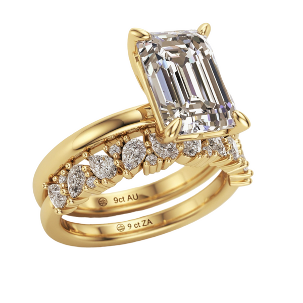 Grand Emerald Ensemble Ring